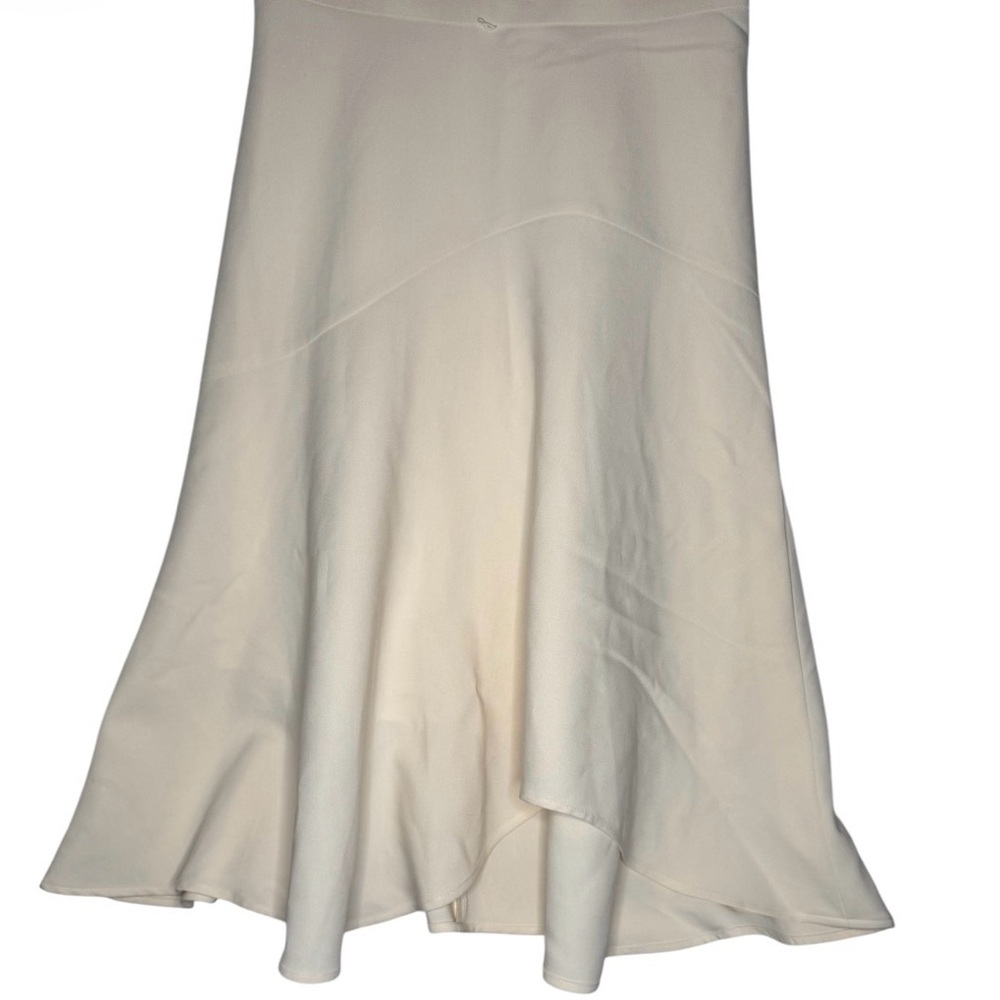 GAL MEETS GLAM Cecilia Cream Crepe Dress | Size: 4 - Picture 5 of 12